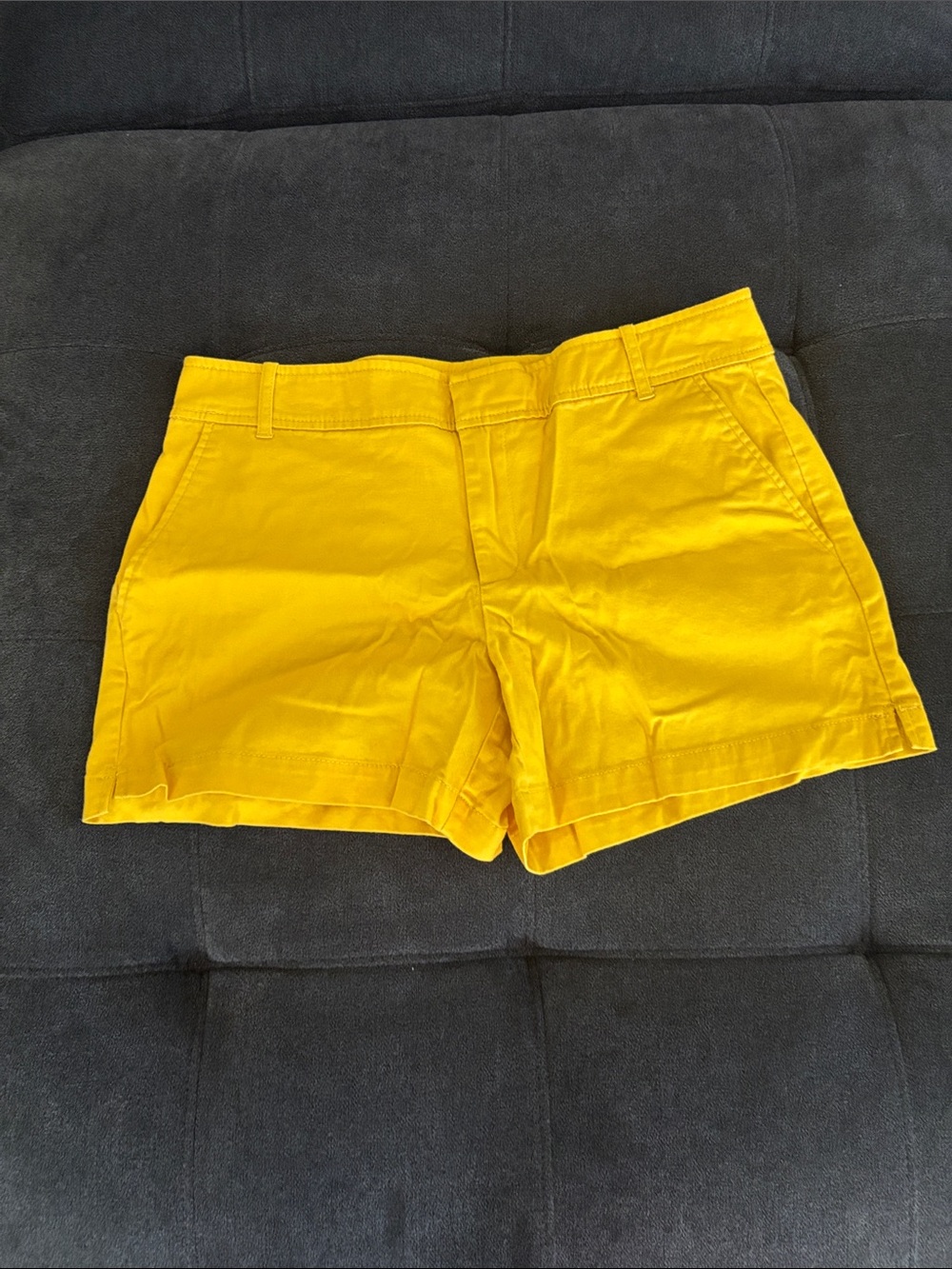 Bright Yellow Women’s Cotton Shorts